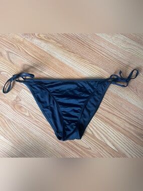 Classic Black Tie-Side Bikini Bottom